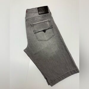 P224- Guess Gray Jean Shorts for Men